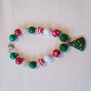 Beautiful Bead Christmas Necklace